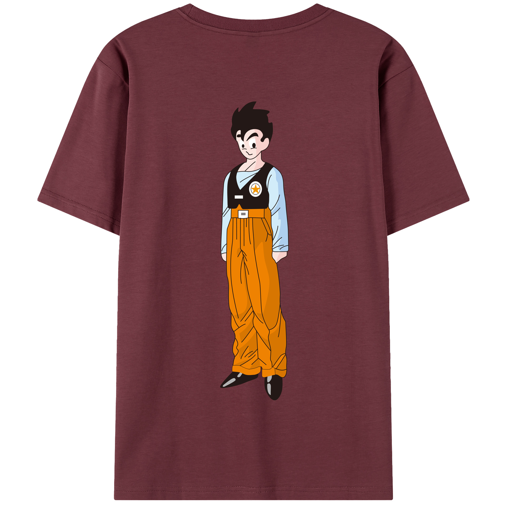 （画像用） ドラゴンボール DRAGON BALL 綿100％半袖Tシャツ（背面プリント）